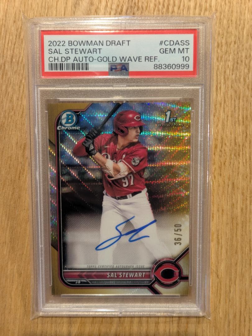 Sal Stewart 2022 Bowman Draft Auto