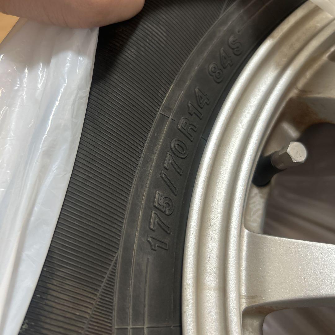 14インチ タイヤ　175/70R/14インチ　4本セット ホイール付き