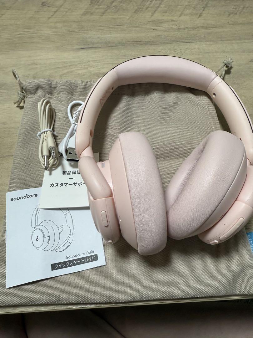 Soundcore Q30 ワイヤレスヘッドホン ピンク