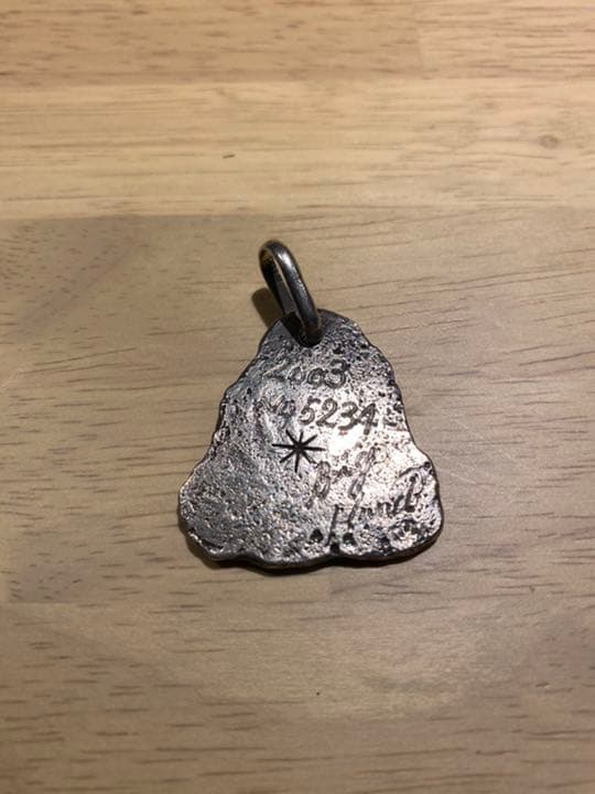 シルバー925 ネックレス 不定形メタル トップ BIGHAND www.poltekkes