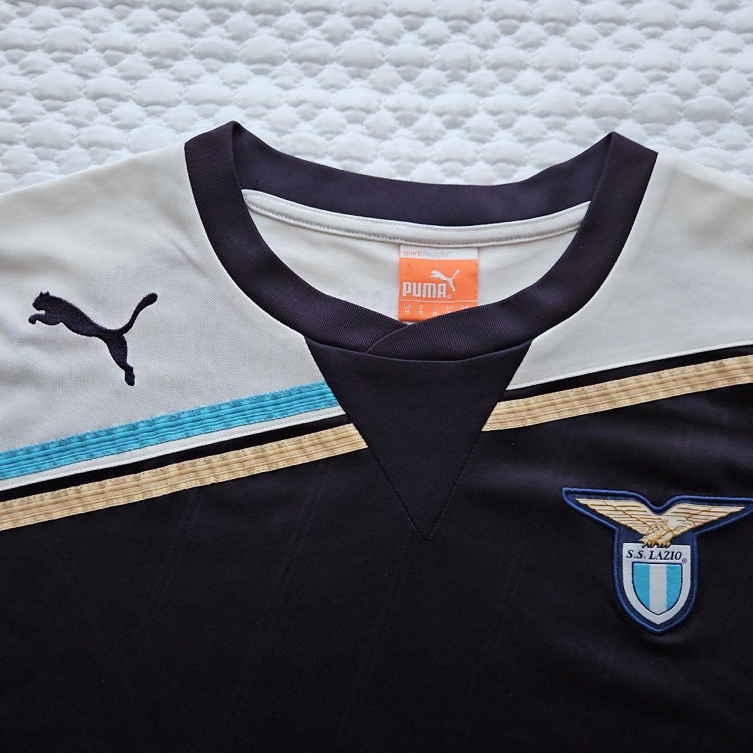 Puma S.S. Lazio ダークブルーシャツ Mサイズ