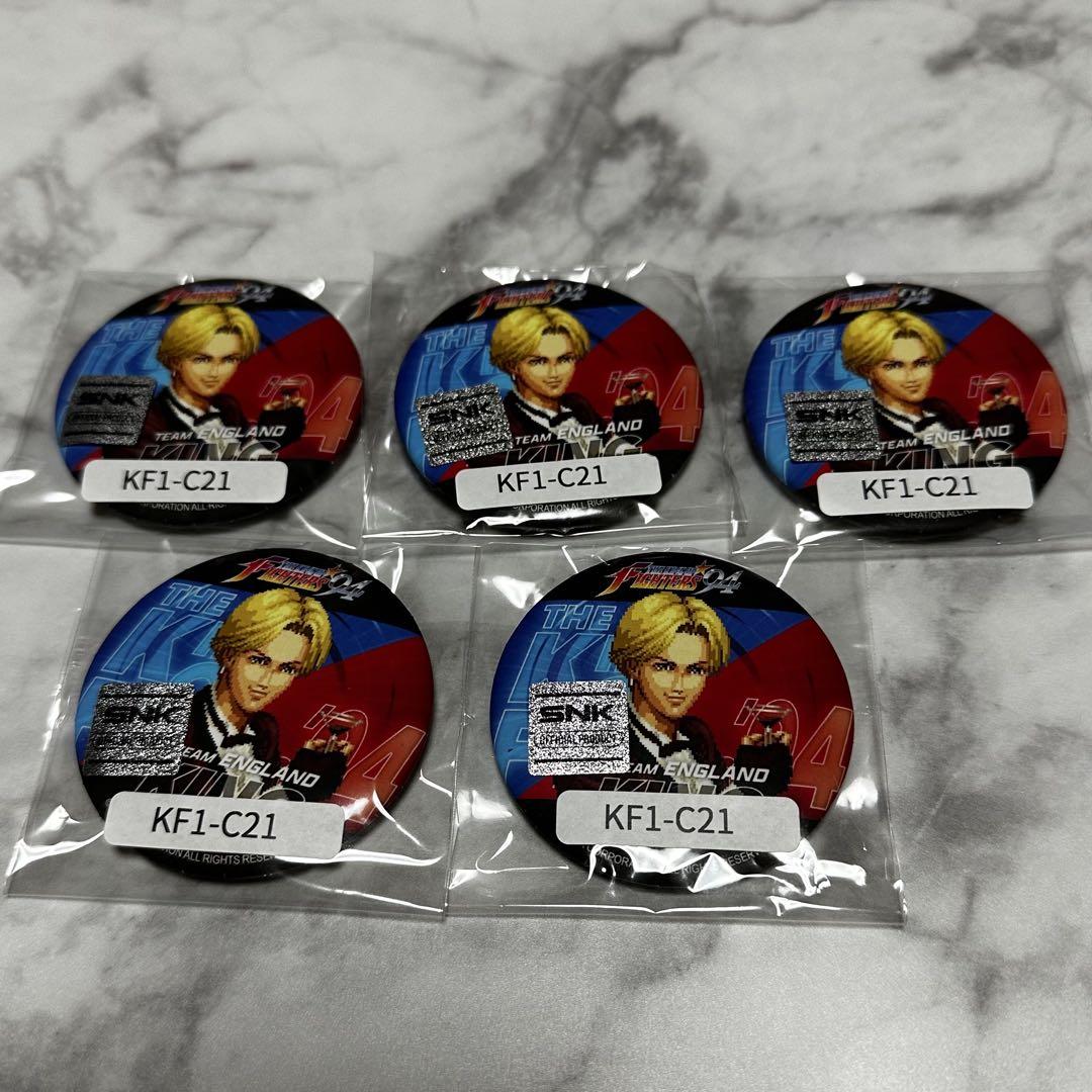 KOF 94 ザ キングオブファイターズ ウェブポン マット 缶バッジ キング - メルカリ