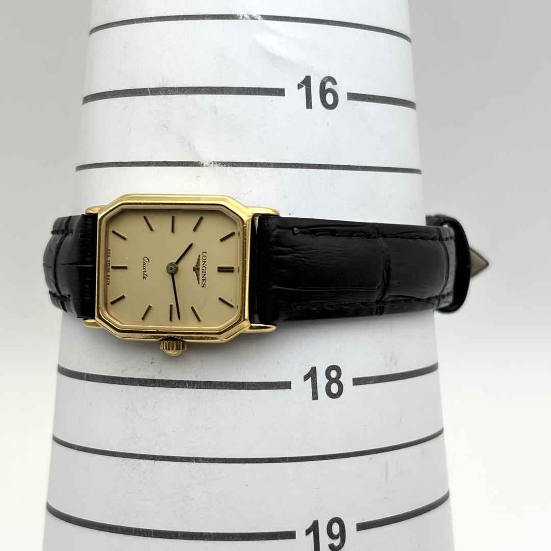 【希少】LONGINES ロンジン 腕時計 スクエア ゴールド レクタンギュラー