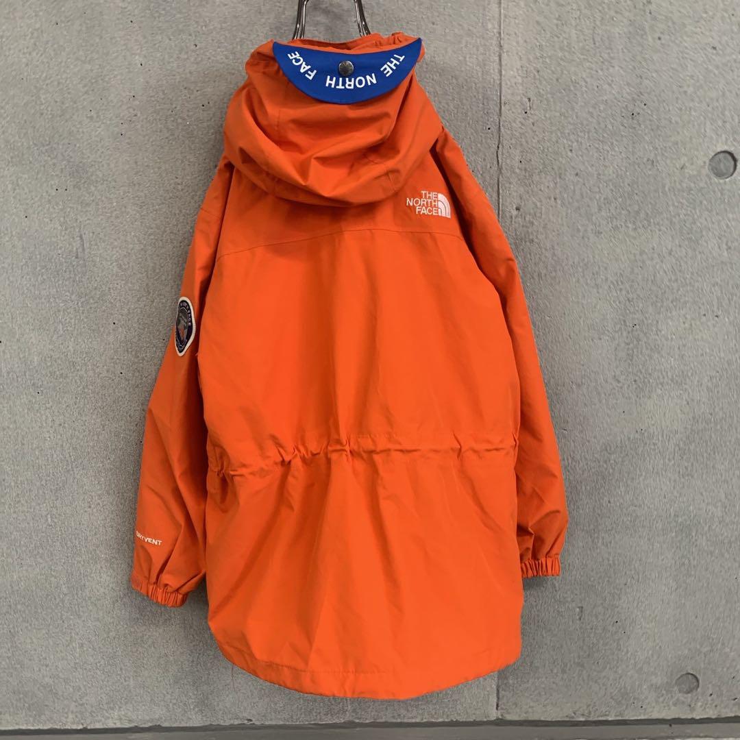 ノースフェイス　マウンテンパーカー　オレンジ　キッズ130