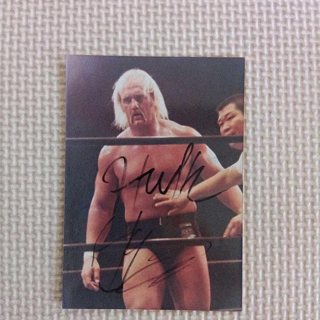 Hulk Hogan サイン入り写真 ハルク・ホーガン