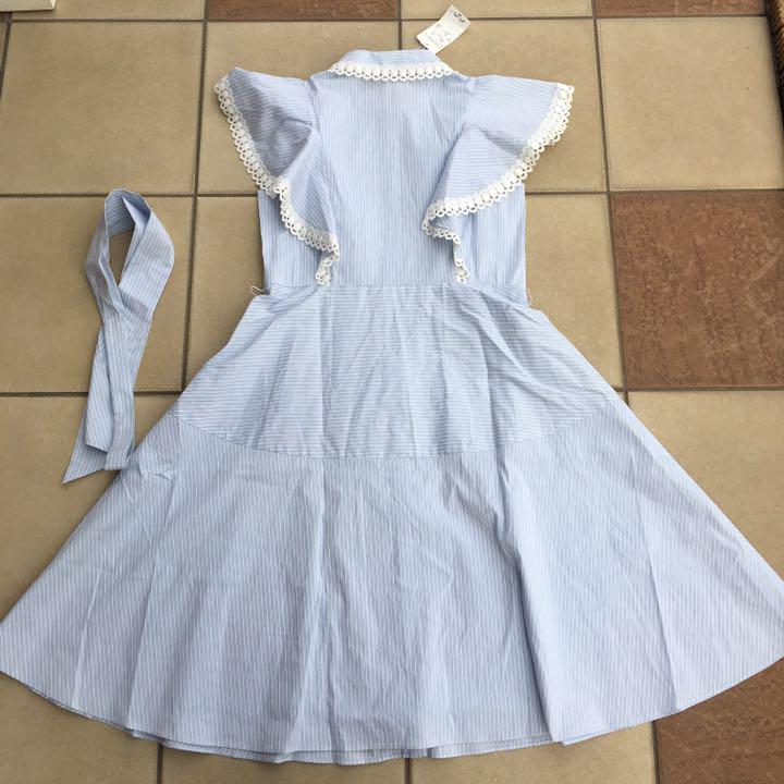 まない 新品タグ コットンナイロンストライプドレス 2018SS WVFdl-m93758044301 未着 トゥービーシック ⇥がございま
