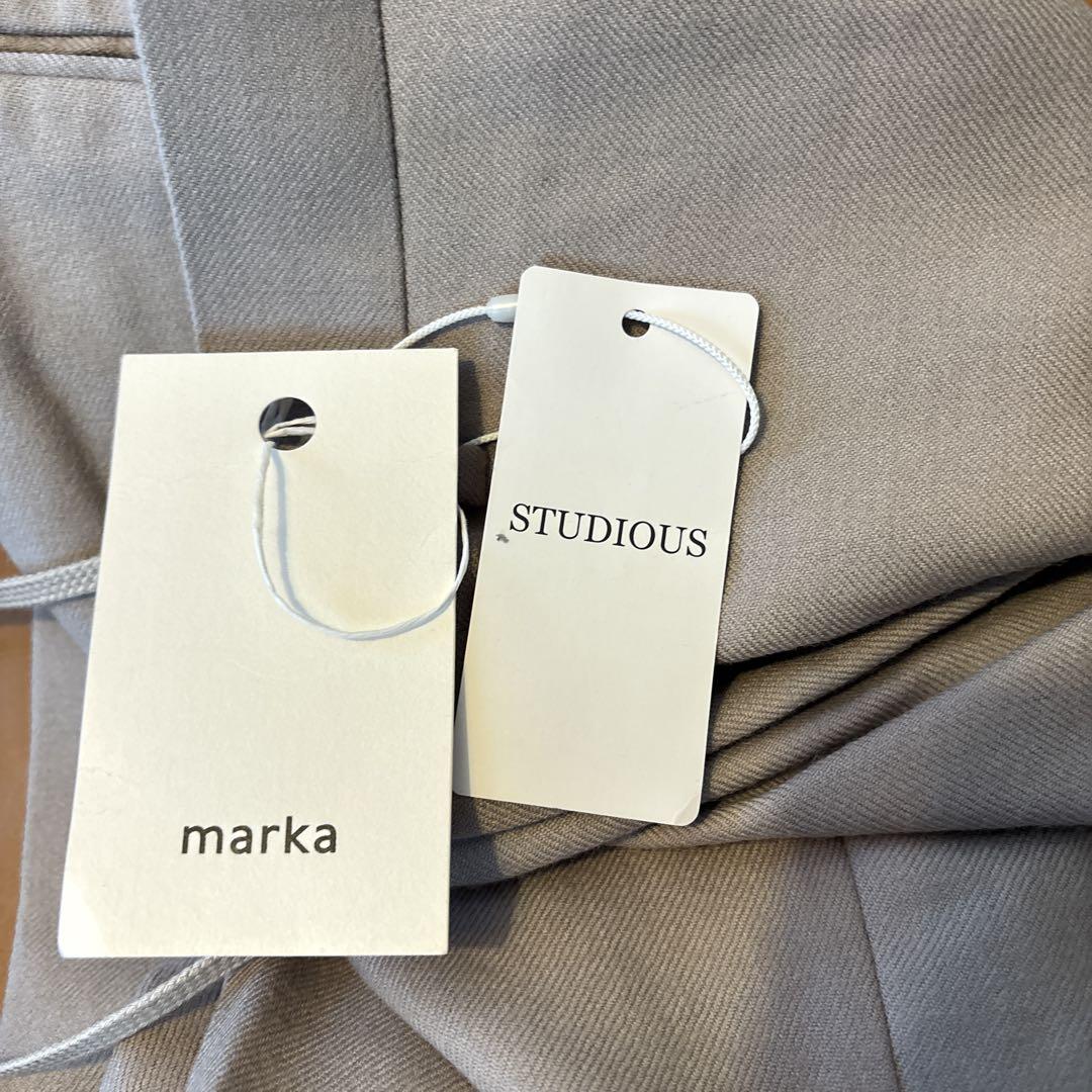 marka マーカstudious STRAIGHT FIT TROUSERS
