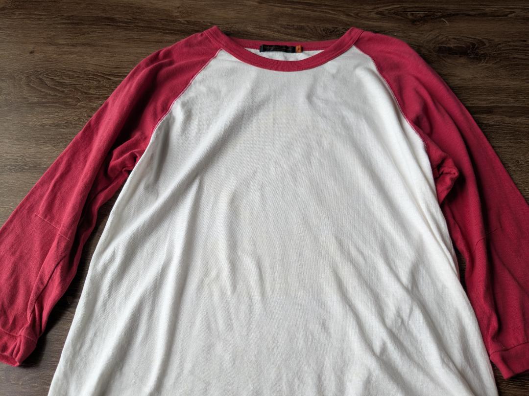 アンダーカバー 2005SS ラグラン7分袖 ベースボールTシャツ but2期
