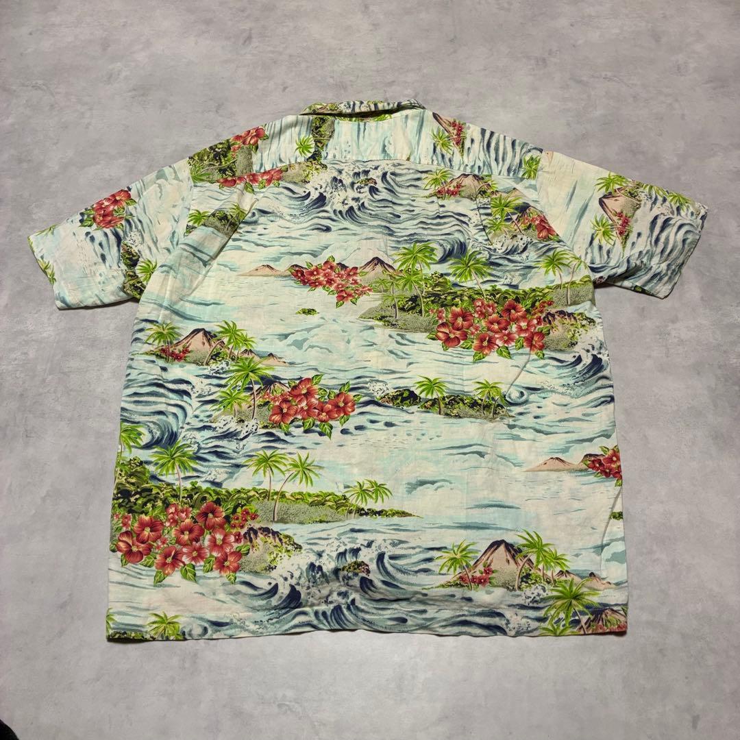 90s stussy aloha shirt アロハシャツ 和柄 L オールド 90s stussy aloha shirt アロハシャツ 和柄 L オールド