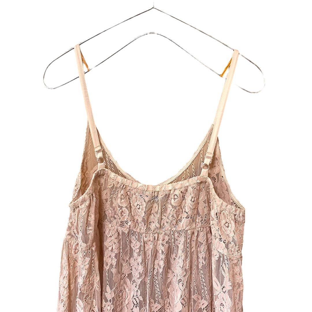 E hyphen world gallery レース キャミ ワンピース 古着 E hyphen world gallery レース キャミ ワンピース 古着