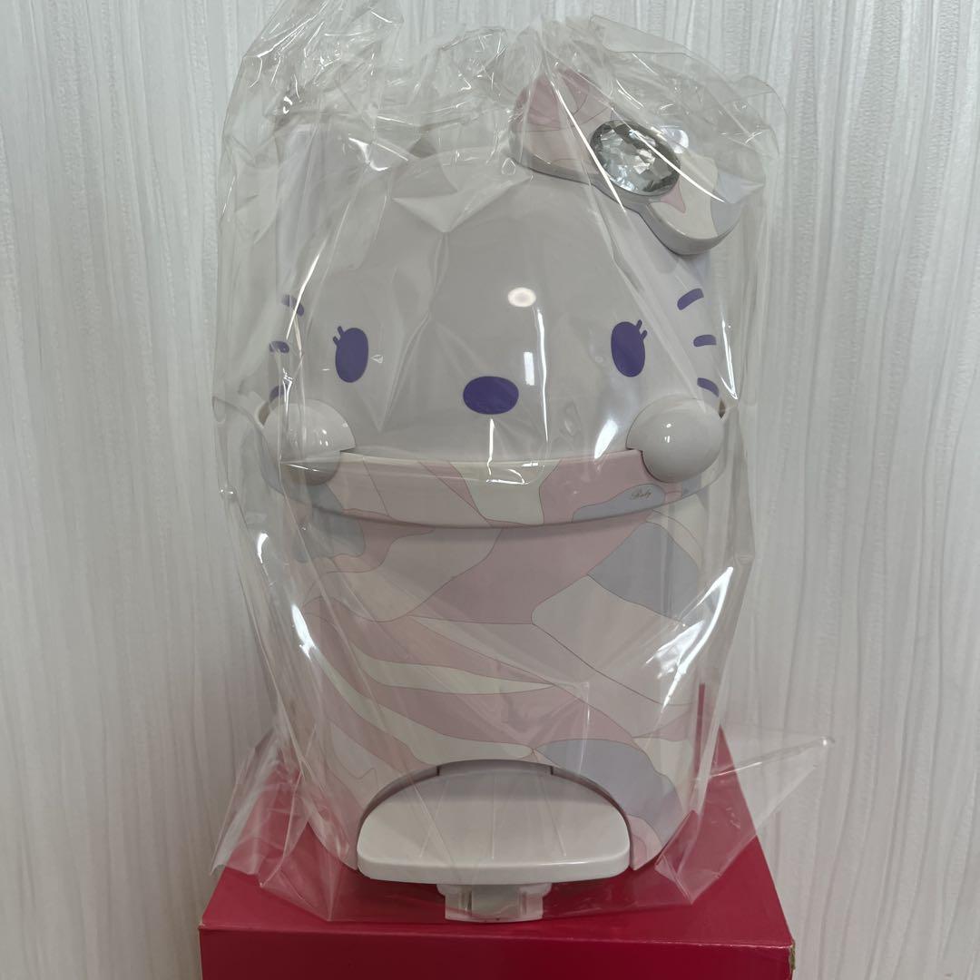 Rady ×ハローキティ　ダストボックス　ゴミ箱 マルチ　パープル系