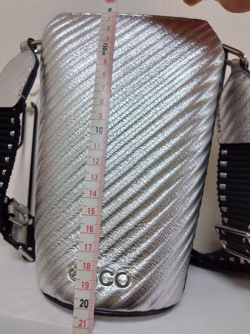 ECCO pot bag　ポットバック　シルバー