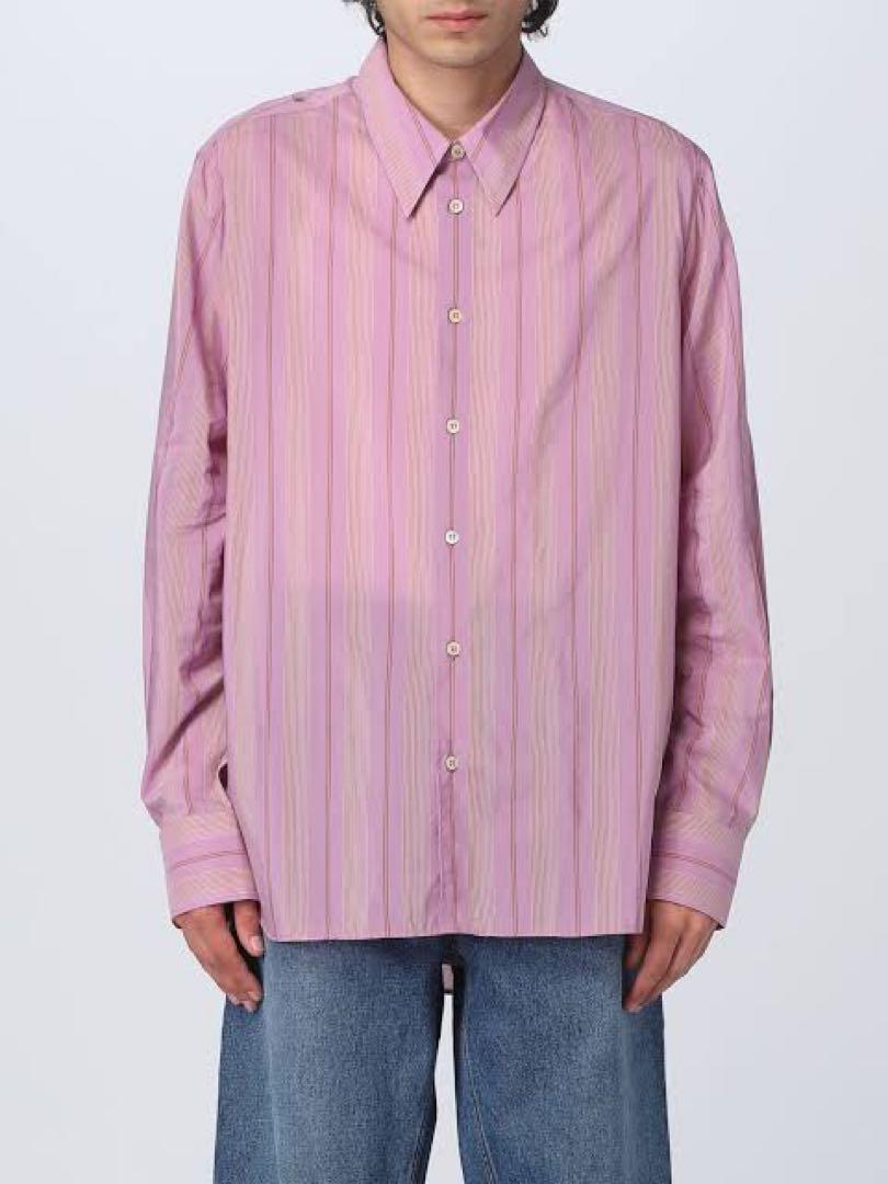 【関税込み】WALES BONNER 'Market' shirt wales bonner MARKET SHIRT Pink