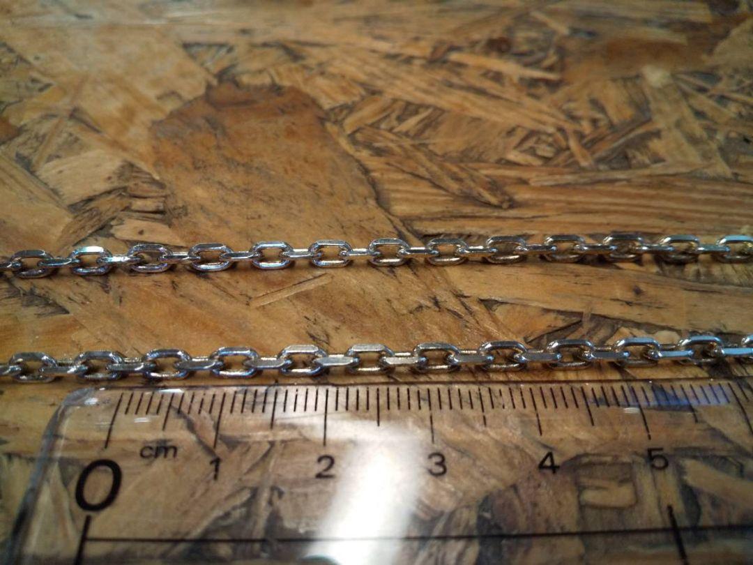 シルバー925,細角チェーン,イーグルフック,丸カン,50cm,シルバーチェーン