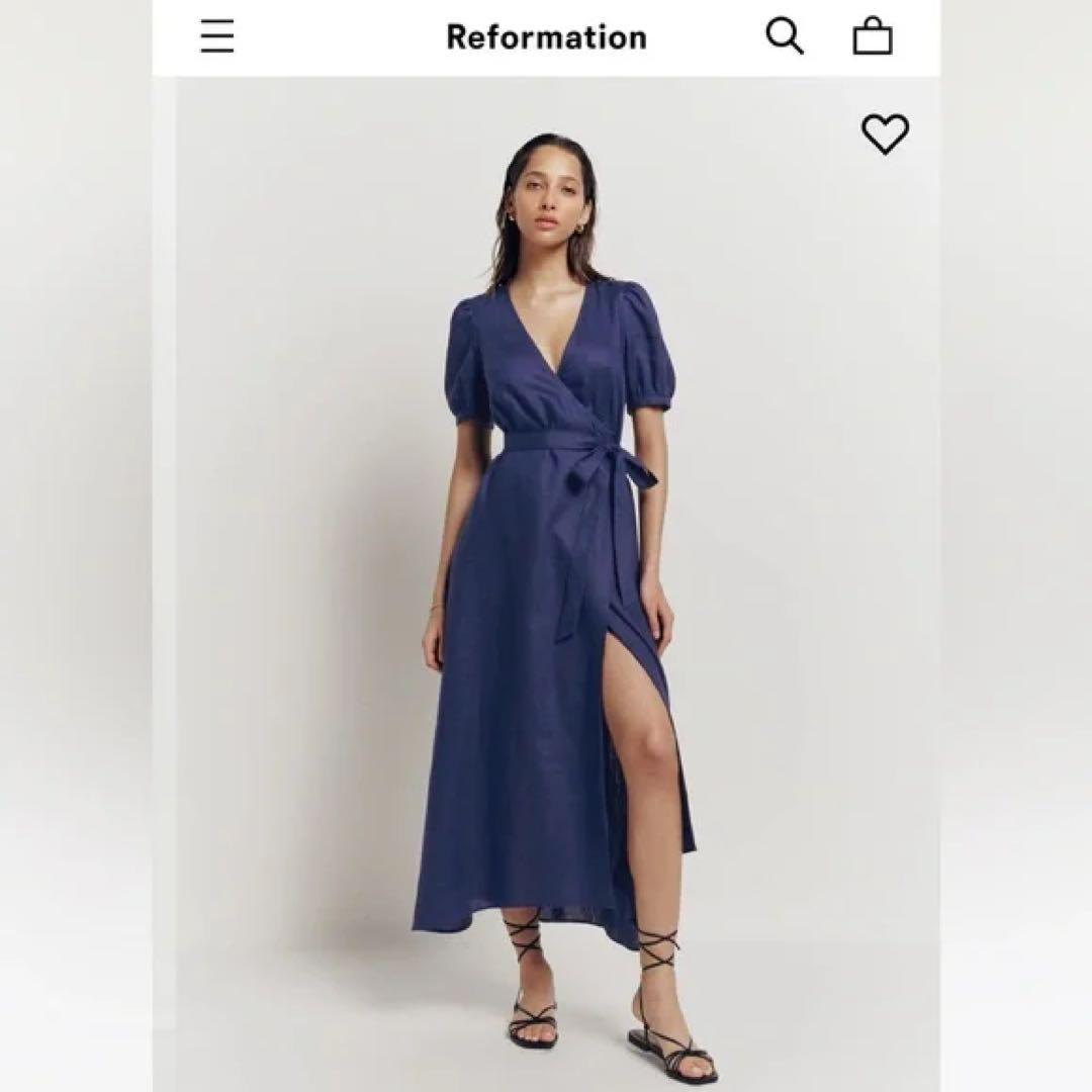 Reformation ワンピース　Weiss Dress Mサイズ
