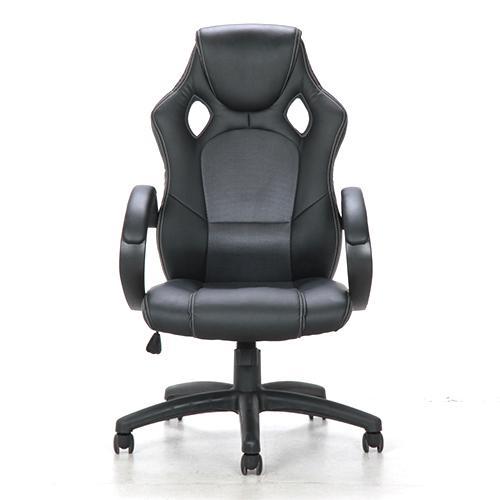 とうござい⌖ 新品 サーキット BK ZtR2o-m93779906707 送料無料 レーシングチェアー デスクチェ