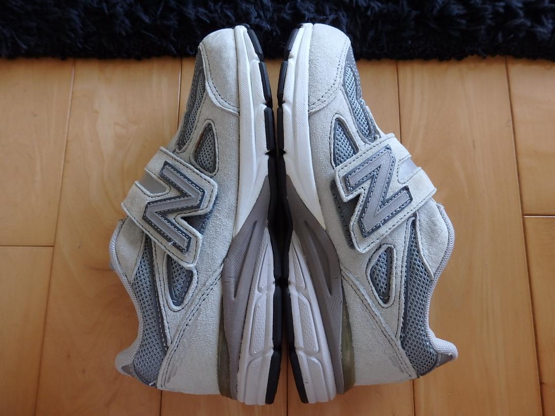 ニューバランス990　キッズ　20.5　990v4　KV990GLP　美品