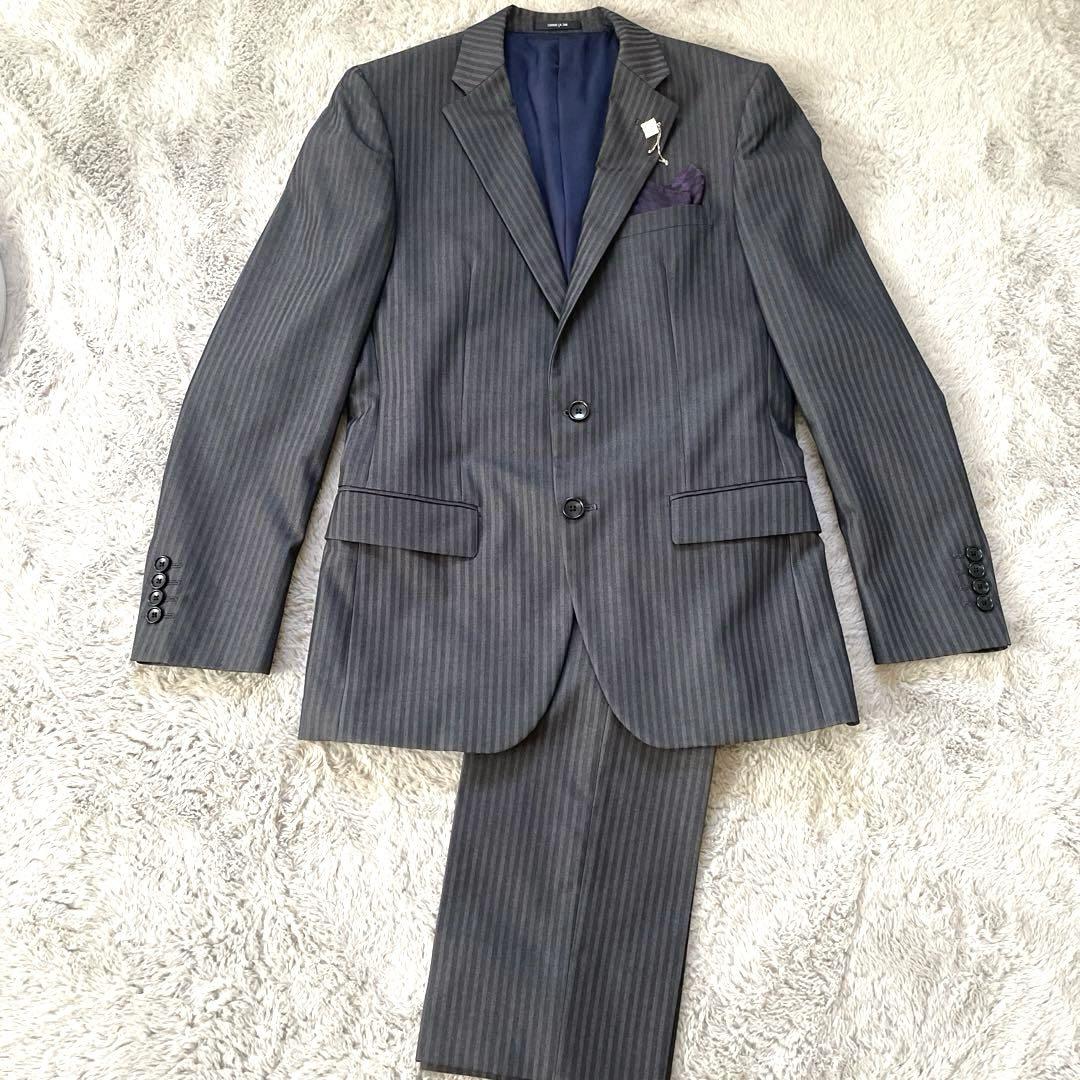 ✨美品✨ COMME CA ISM ビジネススーツ 3ピース グレー