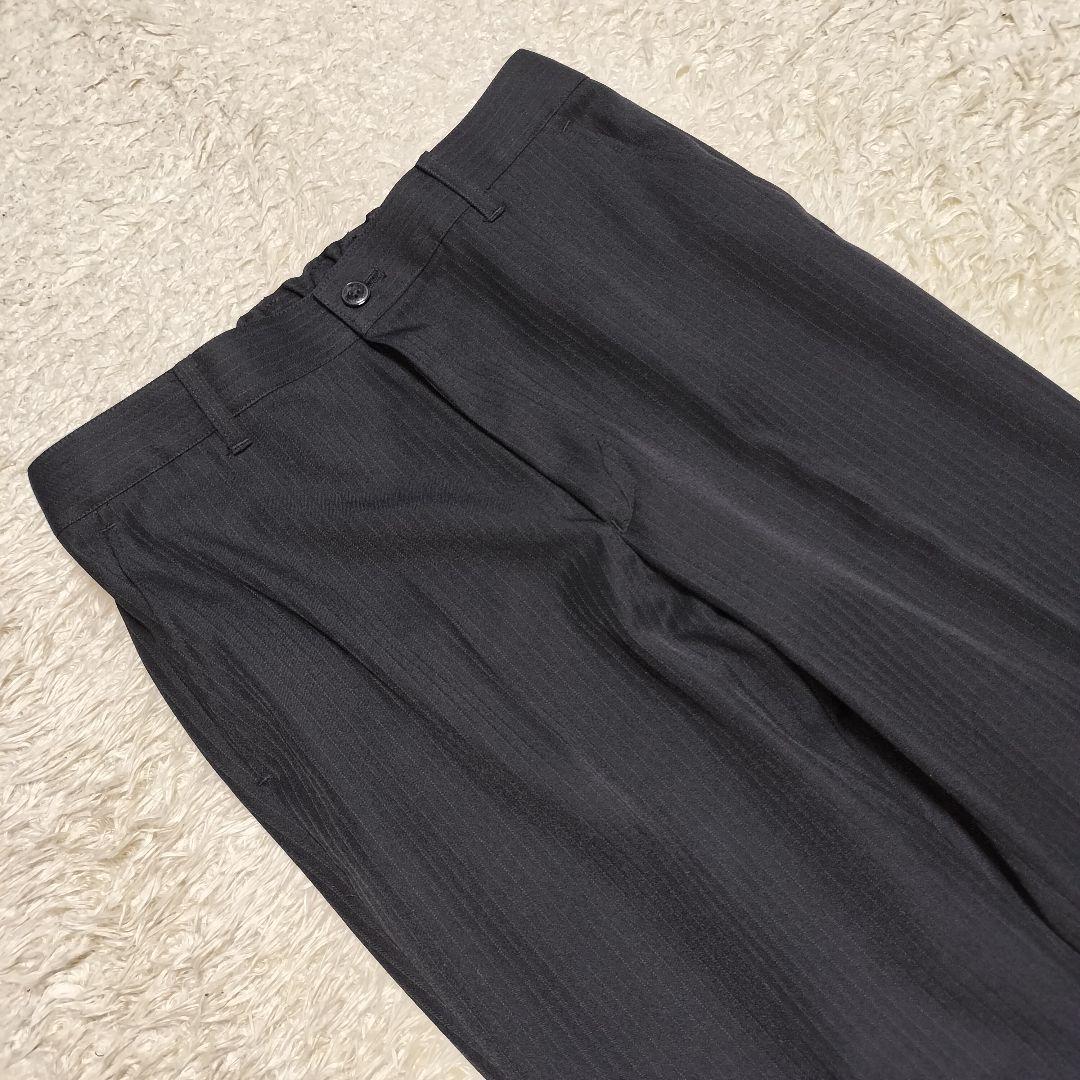 【4点セット】美品✨ セットアップ フォーマルスーツ 銀ボタン 黒 165