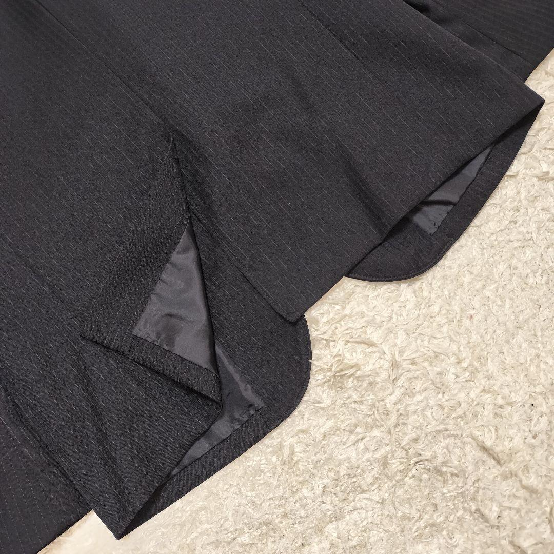 【4点セット】美品✨ セットアップ フォーマルスーツ 銀ボタン 黒 165