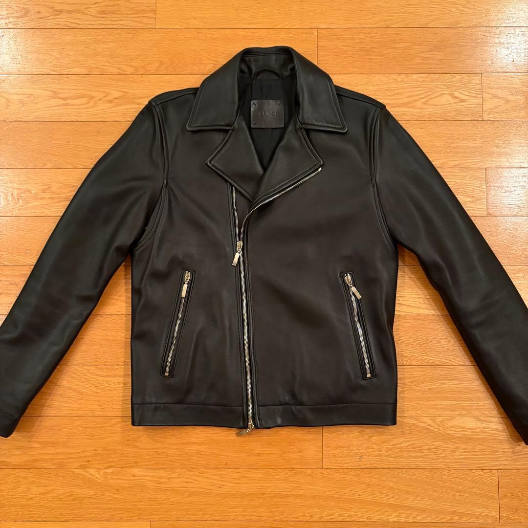 silence ライダース　ダブル　ブラック　46 ゴートスキン　山羊革 silence ライダース ダブル ブラック 46 ゴートスキン 山羊革