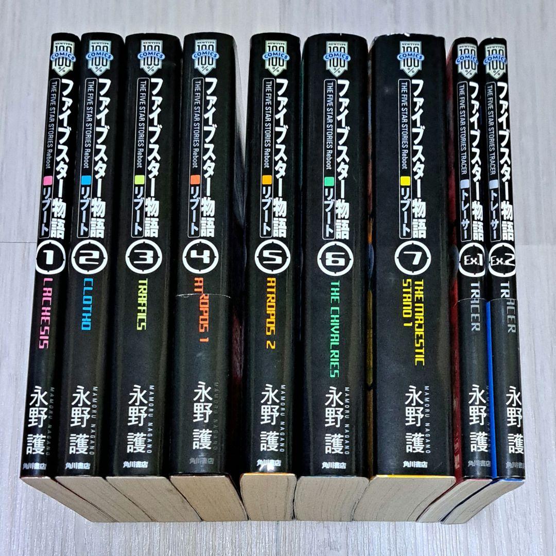 ファイブスター物語 リブート 1~7巻 ＋ トレーサー Ex. 1~2巻 9冊