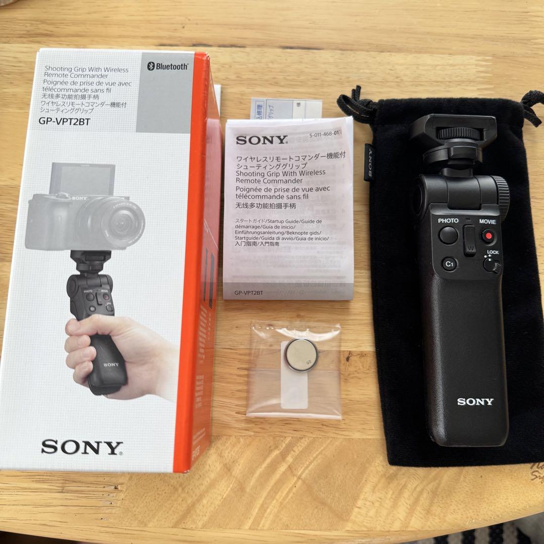 【超美品】SONY シューティンググリップ GP-VPT2BTカメラアクセサリー