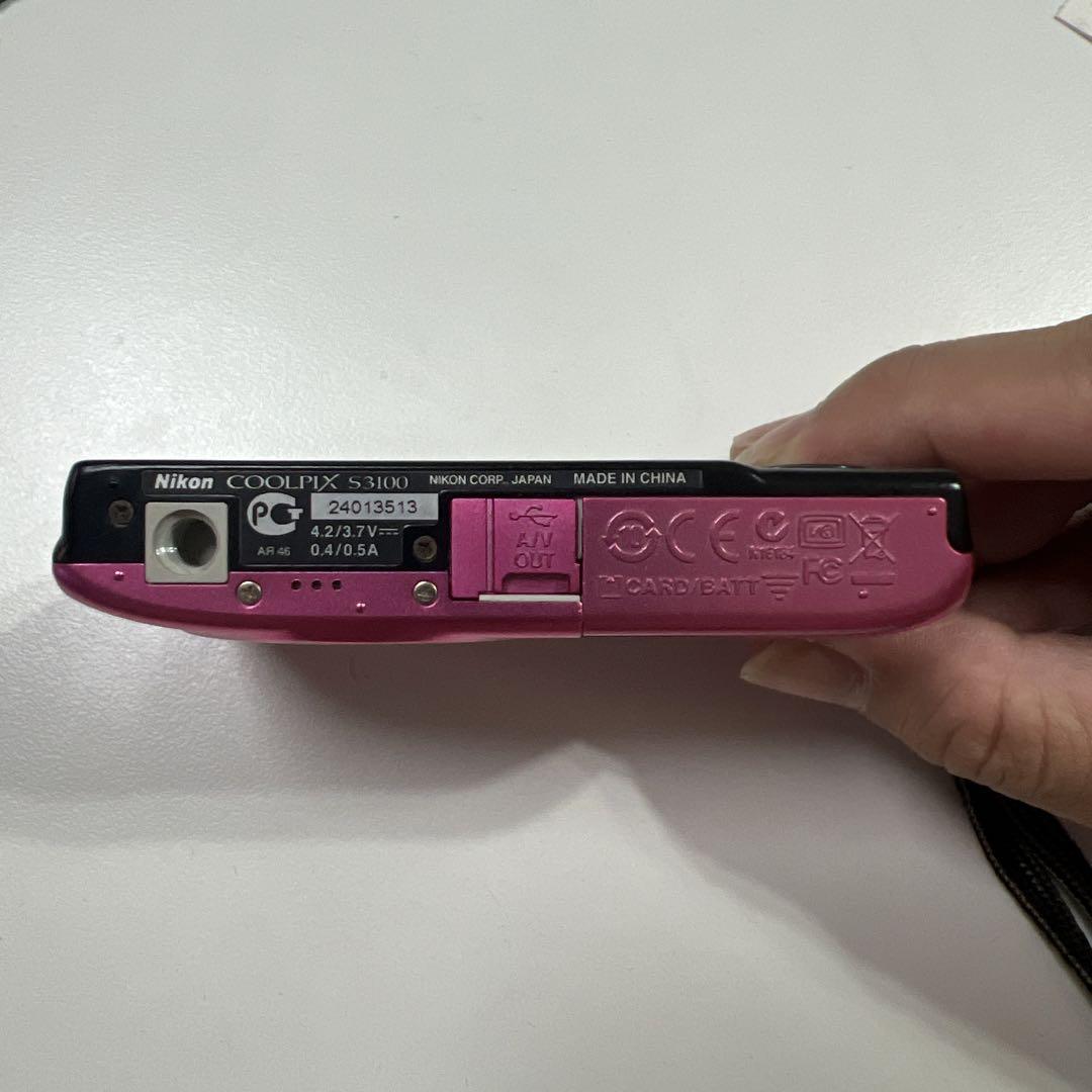 Nikon COOLPIX S3100 ピンク 2GB SDカード付き