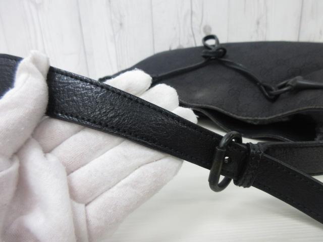 人気新作 美品 ハンドバッグ ショルダーバッグ 黒 Ks4Ar-m93789824669 GUCCI グッチ GG柄 低価人気SALE