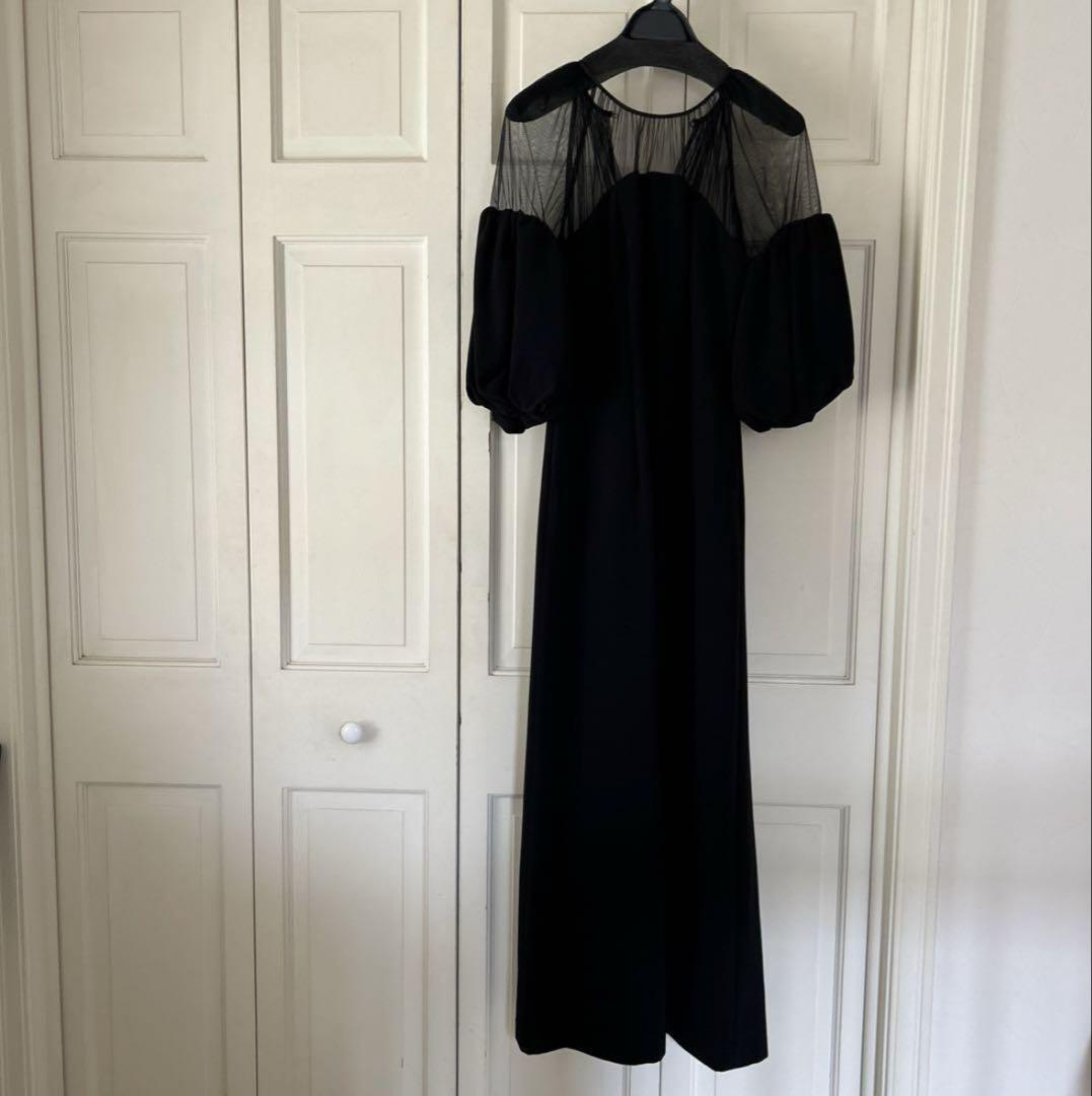 アメリビンテージ*SOUFFLE SLEEVE GEORGETTE DRESS