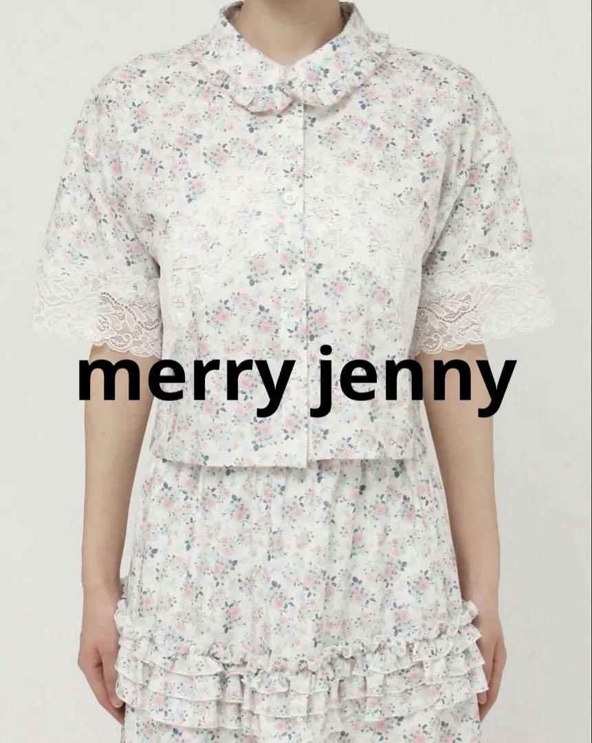 merry jenny 花柄　ブラウス　フリーサイズ/314
