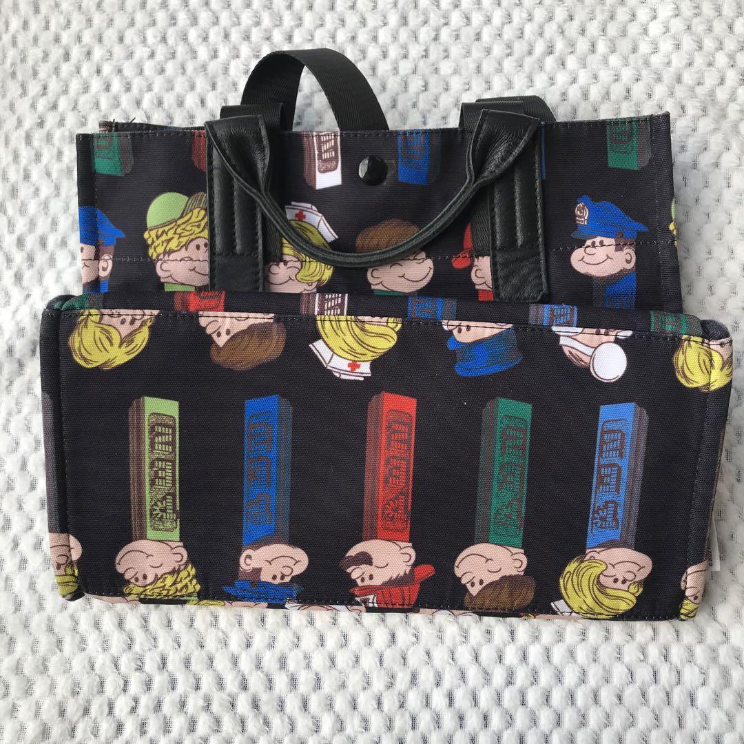 PEZ ペッツ イアパピヨネ ミディアムトートバッグ 2nd ブラック