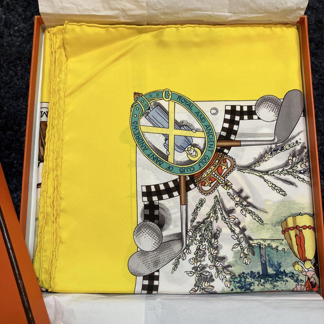 k*o様 エルメス HERMES 大判 スカーフ ゴルフ