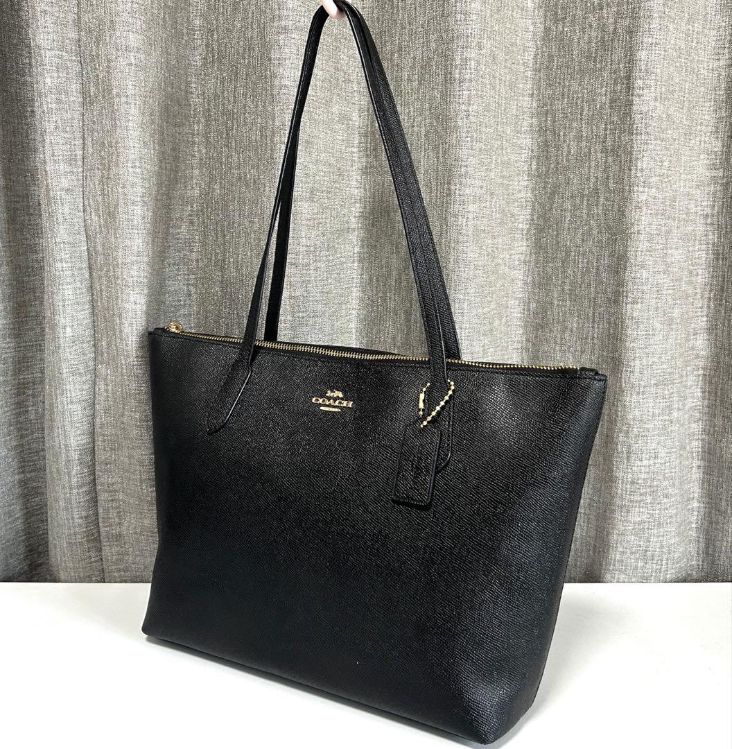 ⭐️中古品⭐️COACH コーチレザートートバッグ 4454 ブラック