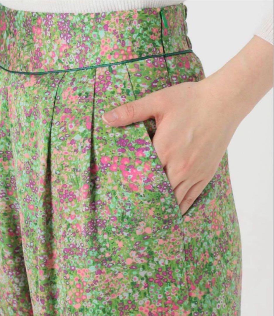 IENA フラワープリントパンツ サイズ38M IENA DECORATOM_COM_BR