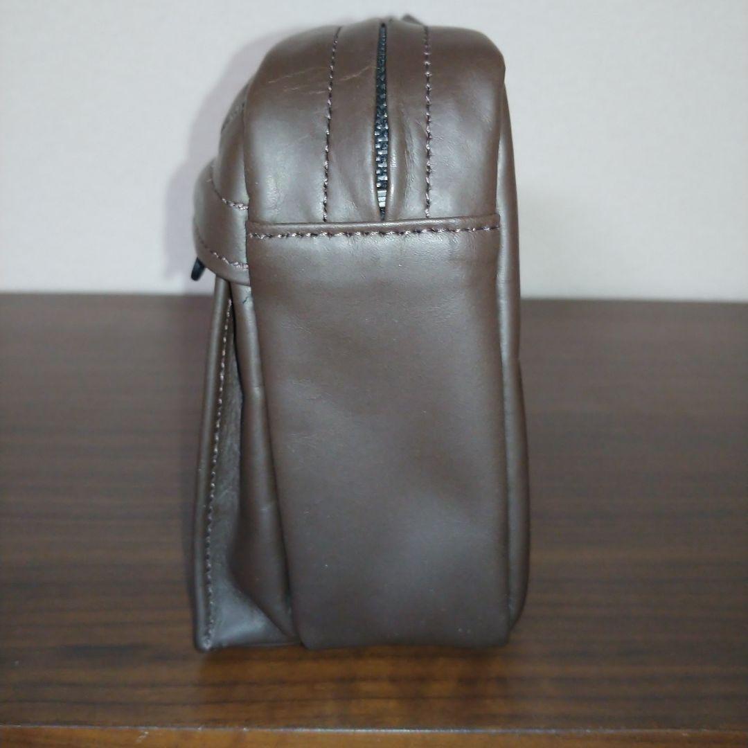 【美品】吉田カバン　ポーター　ダークブラウン 　レザー 　クラッチバッグ