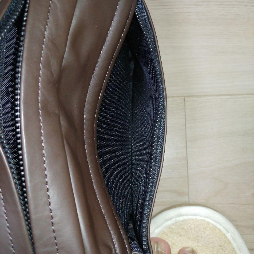【美品】吉田カバン　ポーター　ダークブラウン 　レザー 　クラッチバッグ