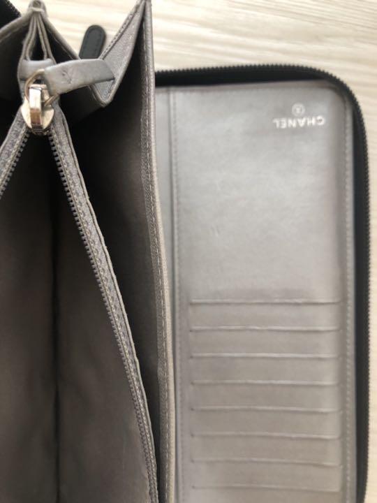 CHANEL シャネル 長財布 カメリア ラウンドファスナー 財布