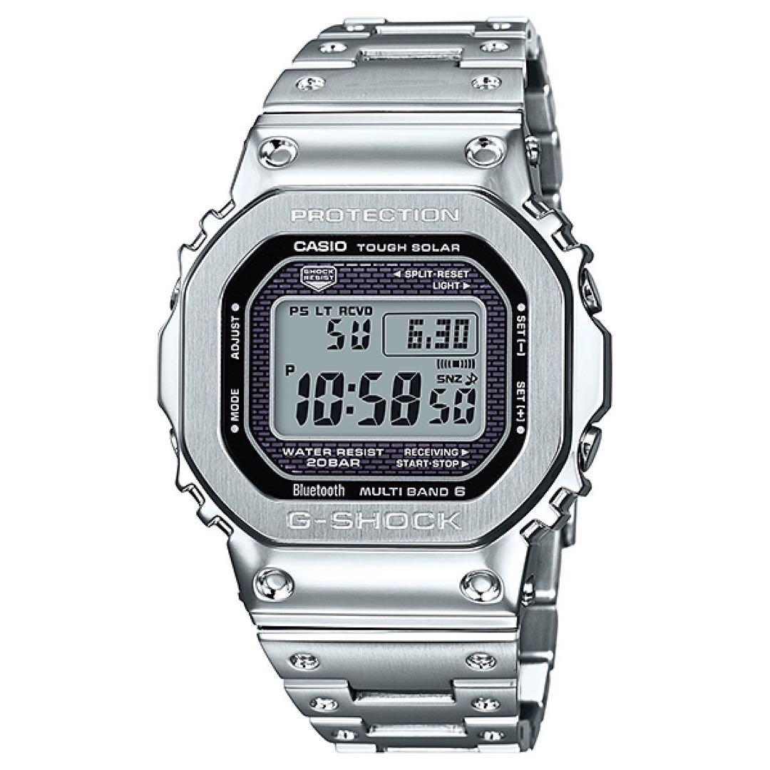 【美品】G-SHOCK タフソーラー フルメタル GMW-B5000D-1JF