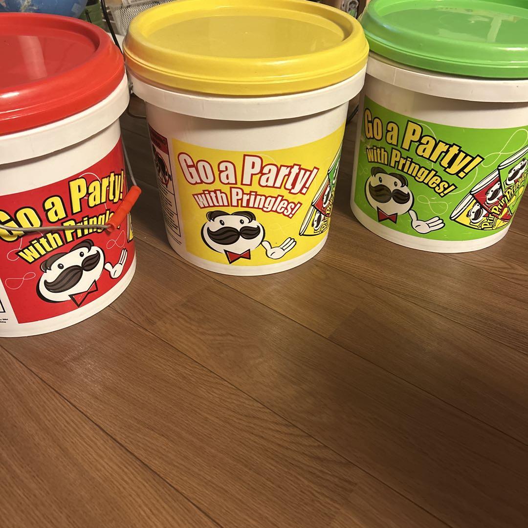 プリングルス バケツ 3個セット ビンテージ
