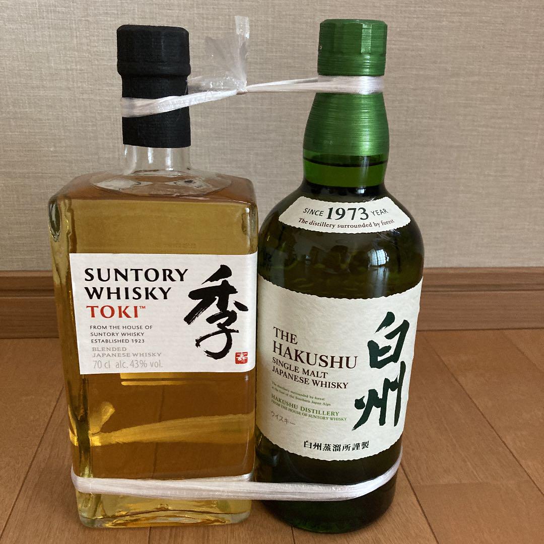 50%割引ホワイト系中華のおせち贈り物 Ramos様専用です☺︎サントリー 新品・送料無料 サントリー白州ウイスキー台座 ウイスキー