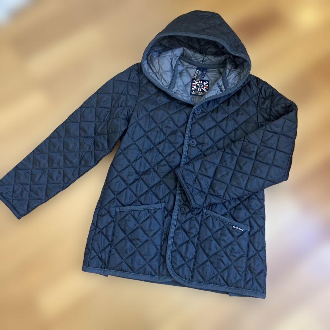 ラベンハム　キルティングコート　メンズ　新品　L ブラック　黒