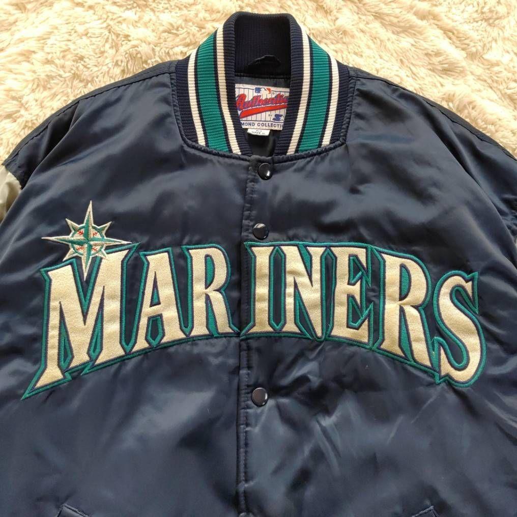 【MLB】90s Starter製 シアトルマリナーズ 中綿ブルゾン スタジャン
