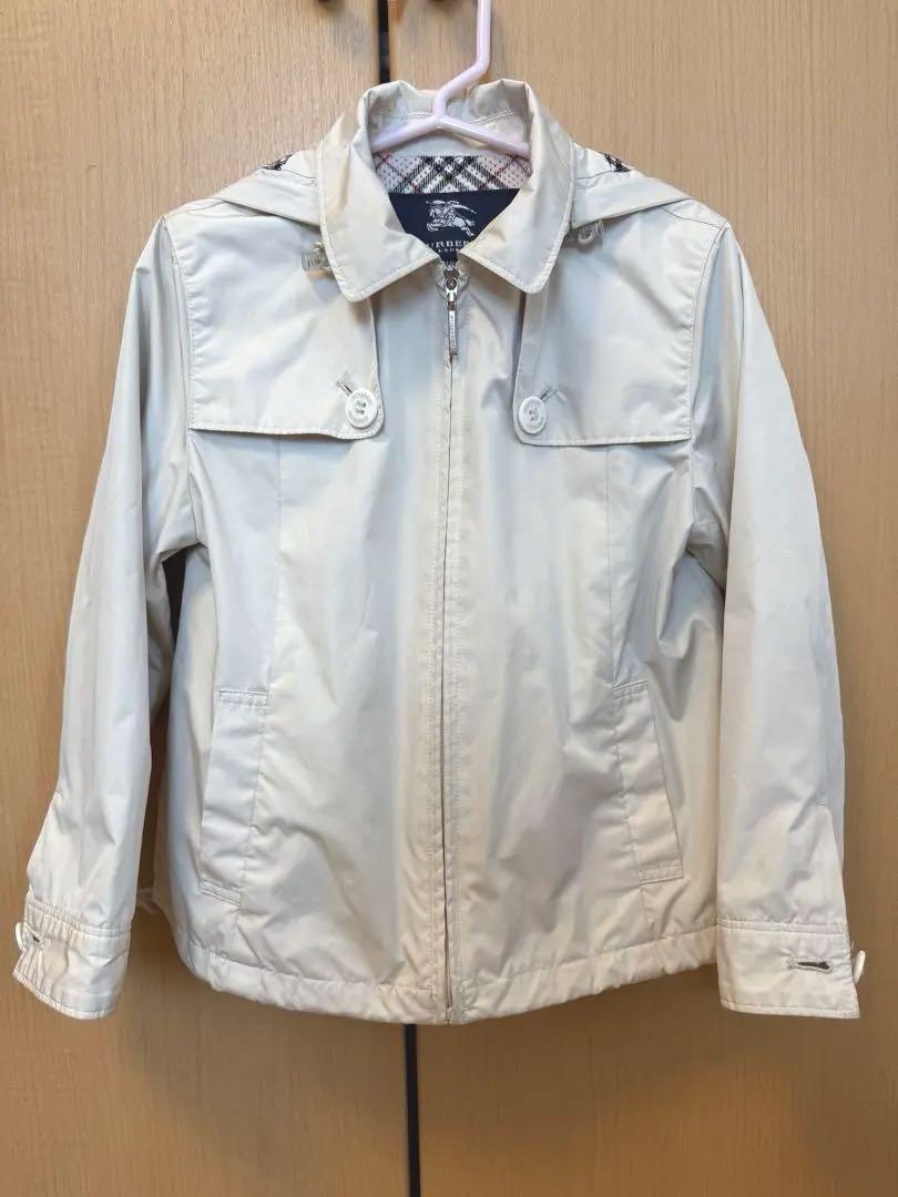 BURBERRY フード付きジャケット 110A クリーム色