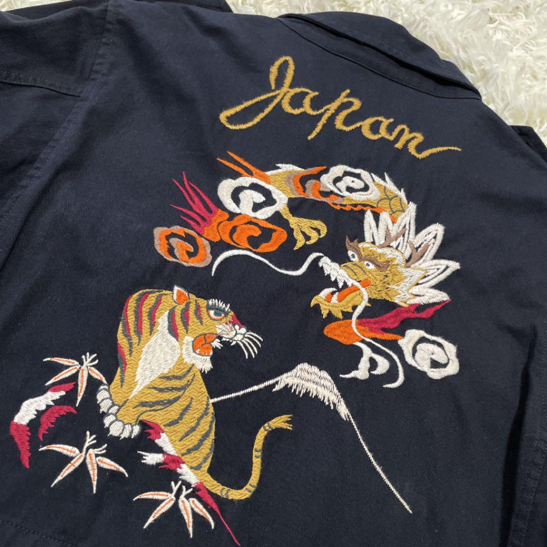 超特価通販 圧巻のデザイン⭐︎アヴィレックス 刺繍ワッペン 黒 M uqbcY-m93812960416 ミリタリー ジャケット 日本製好評
