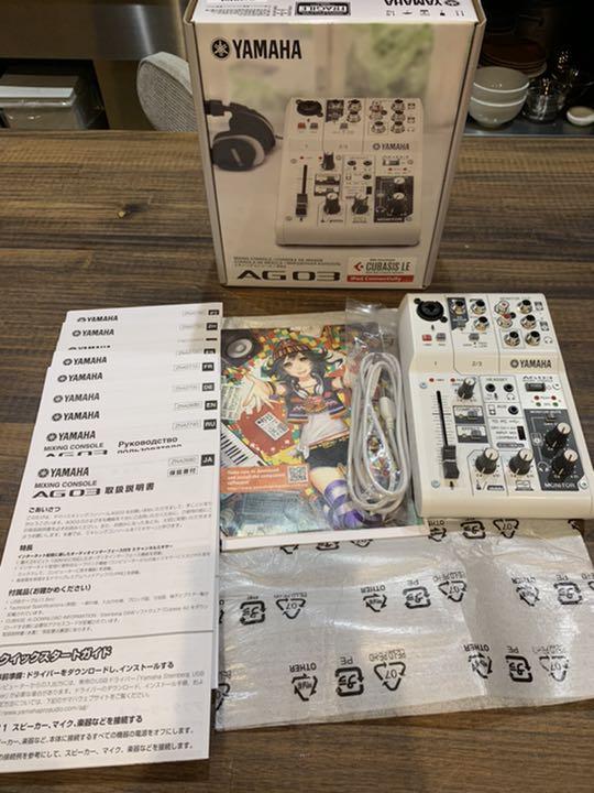 最新入荷 Ag03 Yamaha レコーディング Pa機器