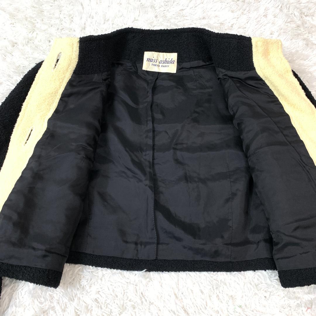 miss ashida ミスアシダ ショートジャケット ブラック 9 B9395