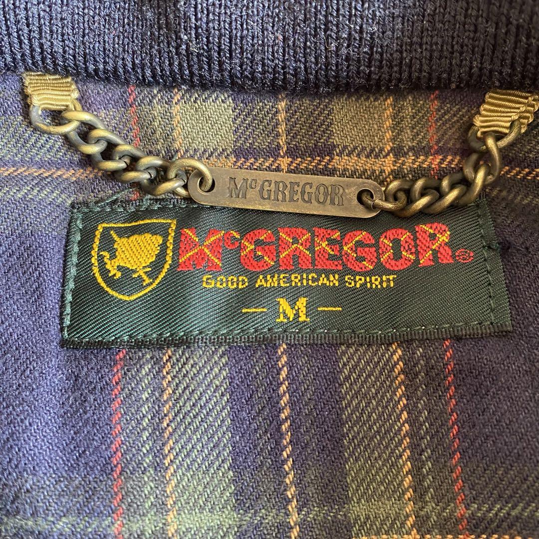【McGREGOR】アウター ウール ジャケット ジップアップ ネイビーM