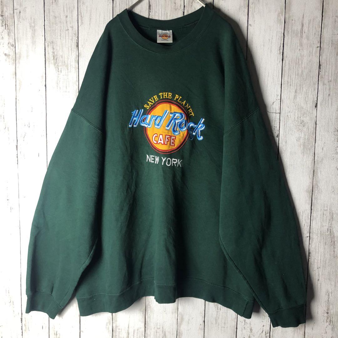 Hard Rock CAFE New York XL USA製 刺繍ロゴ ‘90