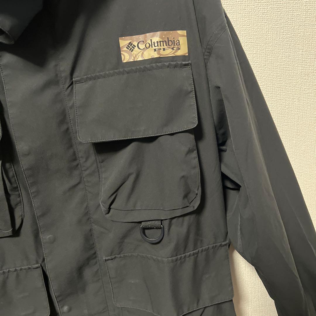 コールドスパイダーコロンビア撥水釣りジャケットPM3923 コラボマウンテン登山M・Columbia OLIVEOS_COM_TR
